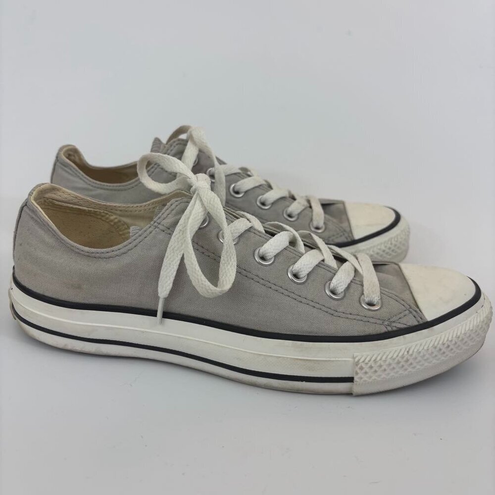 Converse All Star Women's Size 8 Men's Size 6 Low Top Light Grey Sneakers - Picture 2 of 9